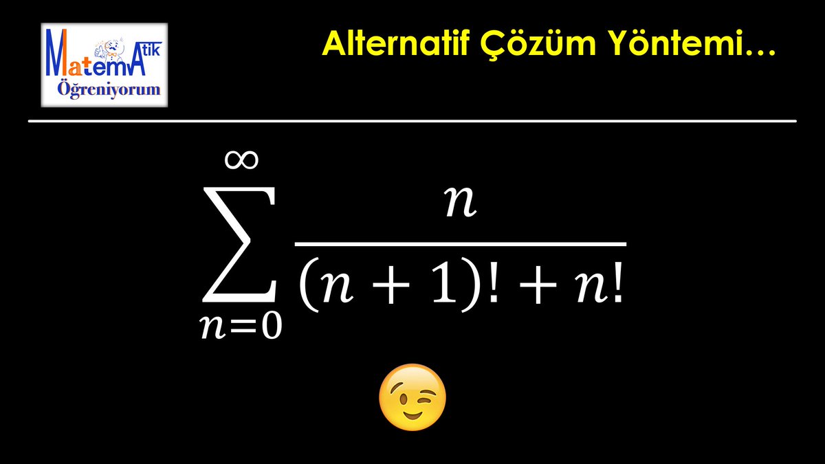 VolkanK14488023's tweet photo. Yeni video yayında.
İyi seyirler...😉
Tüm videolara YouTube
kanalımdan ulaşabilirsiniz.
Alternatif çözüm yöntemi...
#maths #matematik #proof #ispat #series #eulernumber #seriler #integral #derivative #taylorseries
https://t.co/ukhvtPhHhN https://t.co/8Sy4gftvC1