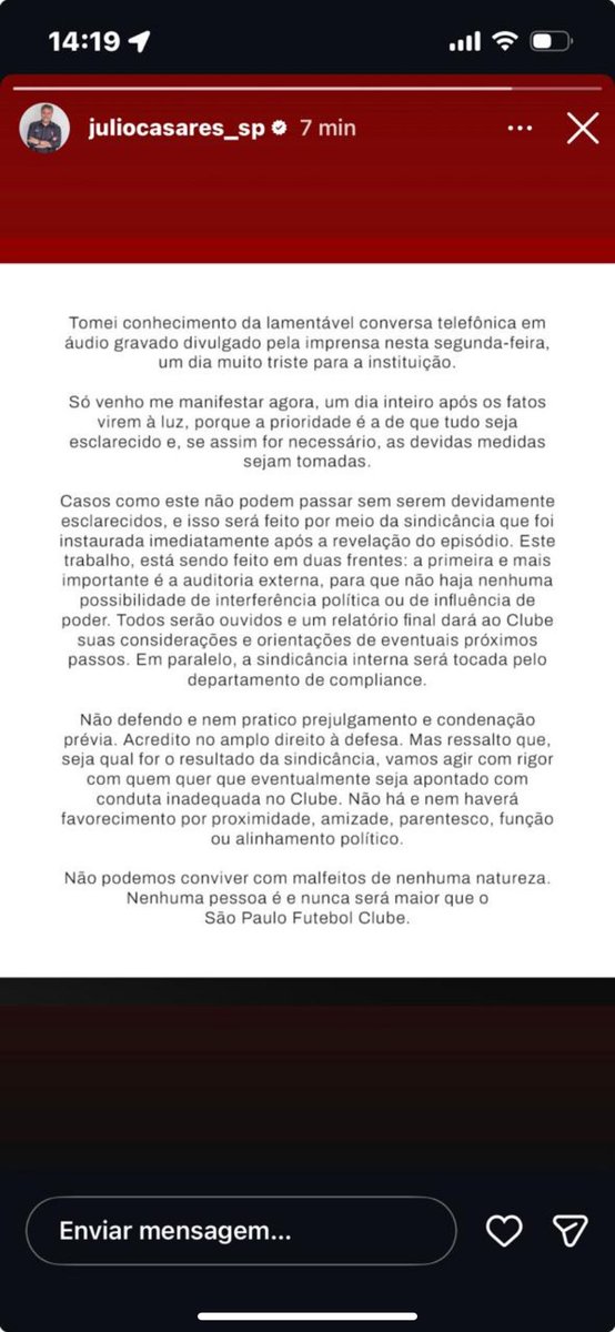 Arnaldo Ribeiro tweet media