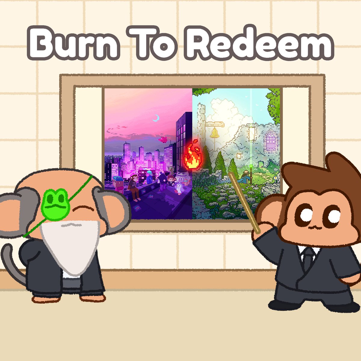 Burn to Redeem is LIVE 🔥

Tuesday → Sunday

Burn 3× "A New Dawn" artworks to unlock an exclusive new Timpers artwork.

This is the first in a series of burns that will heat up as we progress, so plan wisely. 👇