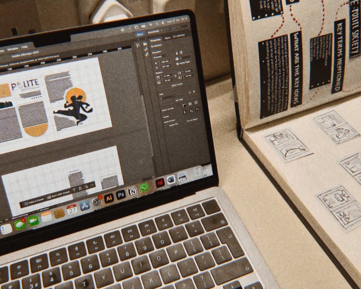 Будни граф. дизайнера в представлении людей: эстетично сидишь в кофейне с матча-латте, дизайны создаются двумя нажатиями по экрану.

Будни граф. дизайнера на самом деле: воешь, потому что третий час не можешь найти нормальный кириллический шрифт. J'en аі marre.