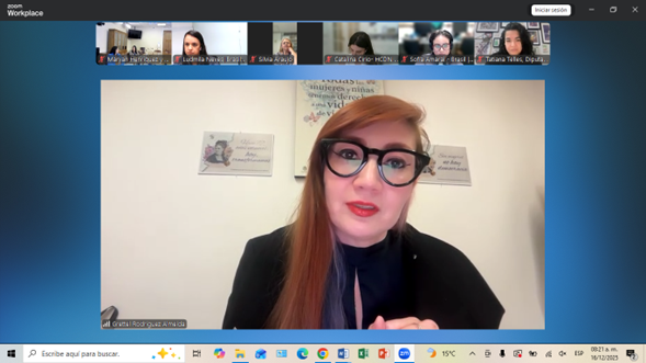 “Una democracia que no nombra a todas las personas, no puede representarlas plenamente”
💬Hoy participamos en la Red de Funcionarias/os para la Igualdad de Género de <a href="/ParlAmericas/">ParlAmericas</a> compartiendo buenas prácticas que institucionalizan el #lenguajeInclusivo en el ámbito parlamentario