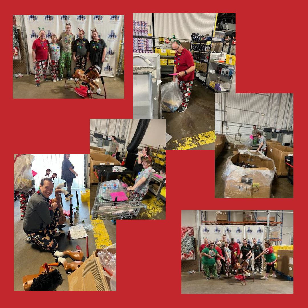 CommFoodBankFW's tweet photo. Many Thanks to the Arlow Group for coming out to assemble bicycles for our Christmas giveaway! We appreciate all your hard work and support. https://t.co/wVsE9P3VBg