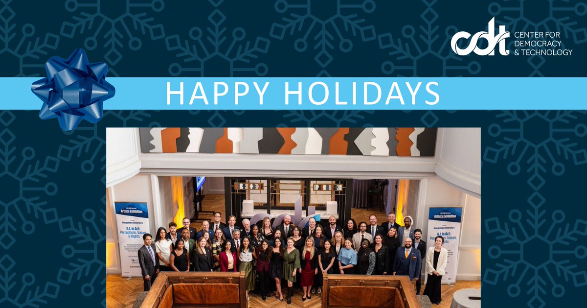 Center for Democracy & Technology tweet media