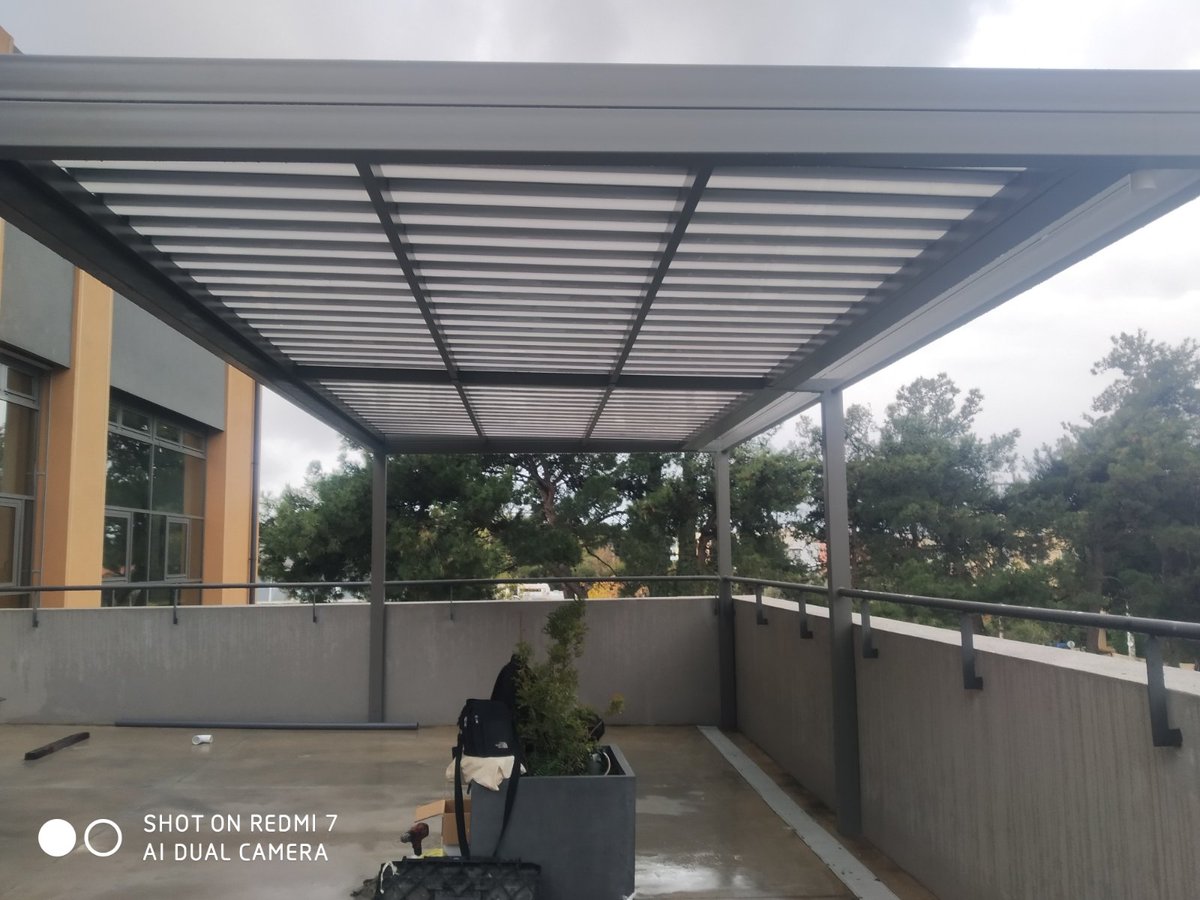 cospicon's tweet image. The COSPISUN fixed pergola was installed in the outdoor areas of  St Catherine’s School in Lykovrysi, providing effective shading and sun protection for the students.
#Cospicon #Cospico #COSPISUN #fixedpergola #pergolasystem #sunshading
#StCatherinesSchool