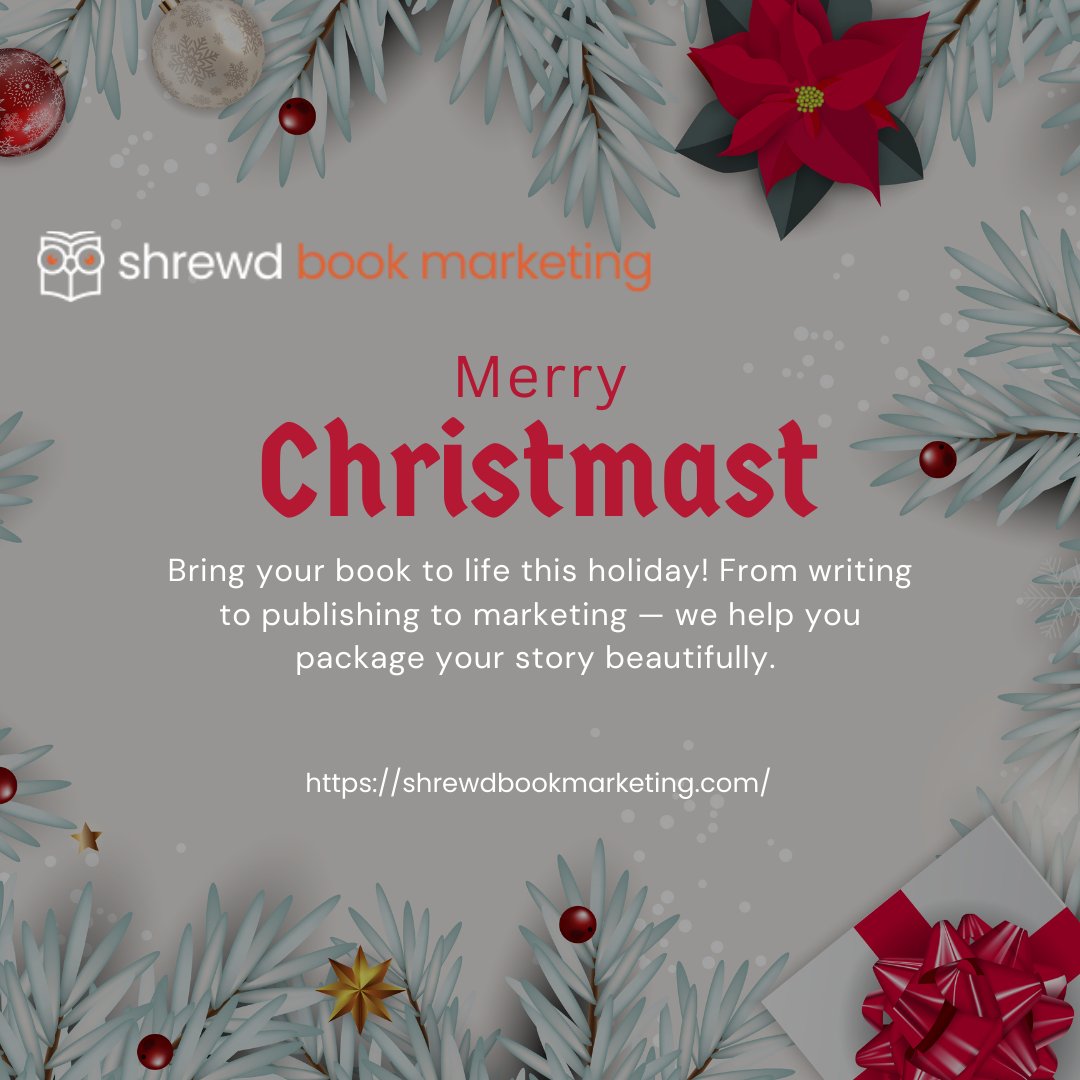 ShrewdBookM's tweet photo. Bring your book to life this holiday! From writing to publishing to marketing — we help you package your story beautifully.

DM us for a marketing game plan:https://t.co/JKM4DffiTP https://t.co/UjYOsYMIwV