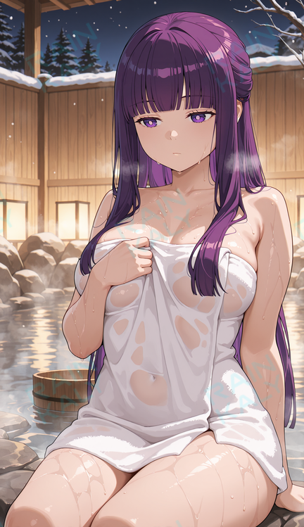 rainkaly94571's tweet photo. Fern at the Onsen 
More at: https://t.co/DUhF4lC9t6 

#aigirls #AIイラスト #AI美女 #AImodel #stablediffusion #ai #aigirl #AIArtwork #digitalart #AIart #aiグラビアアイドル #fern #frieren https://t.co/SH1cskXwgz