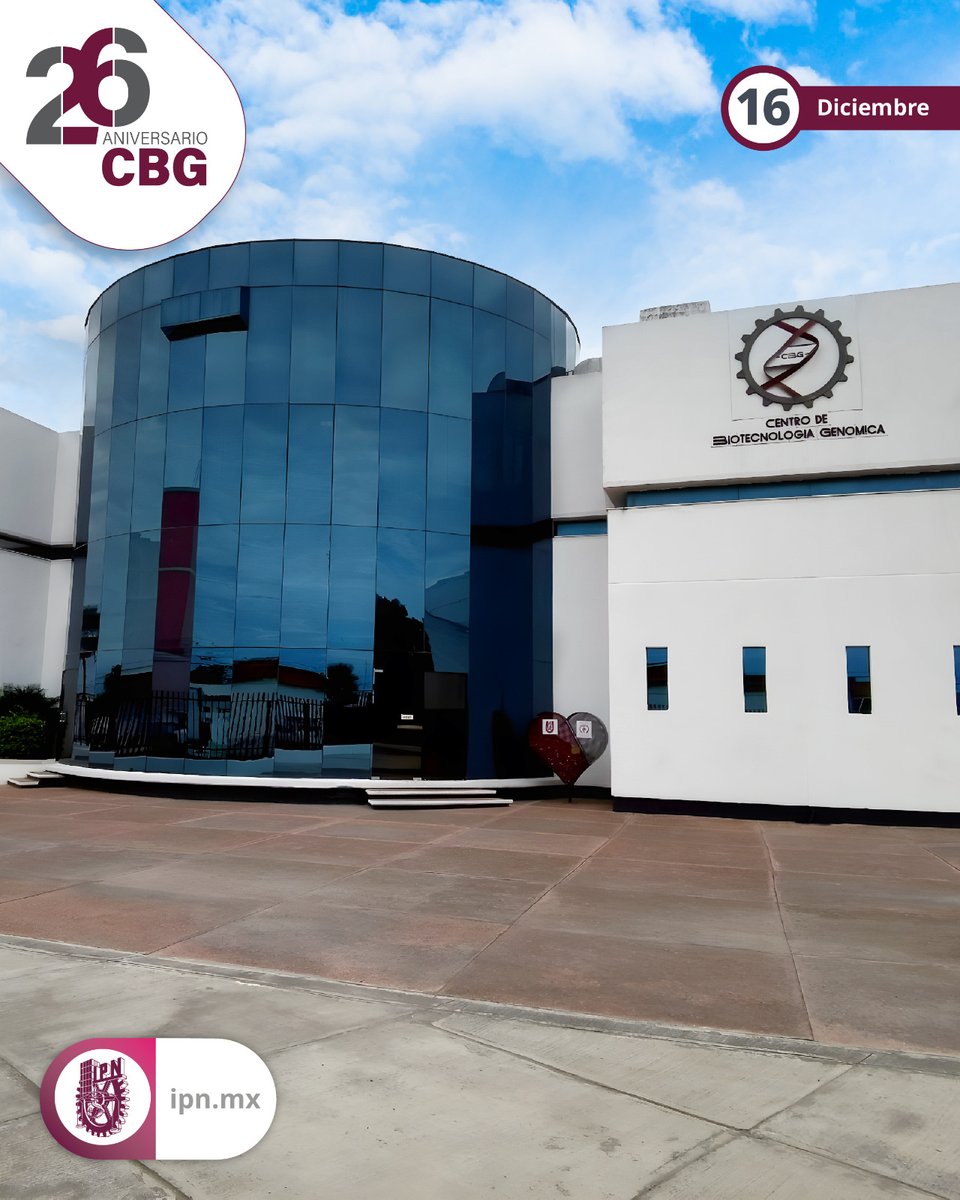 IPN_MX's tweet photo. ✨¡Un Huélum hasta Tamaulipas! Para celebrar el 26 aniversario del @CBGIpn, referente nacional e internacional dedicado a la docencia y el uso de herramientas biotecnológicas vanguardistas. ¡Muchas felicidades! ¡Que sigan los éxitos! https://t.co/5inTEOqiEH