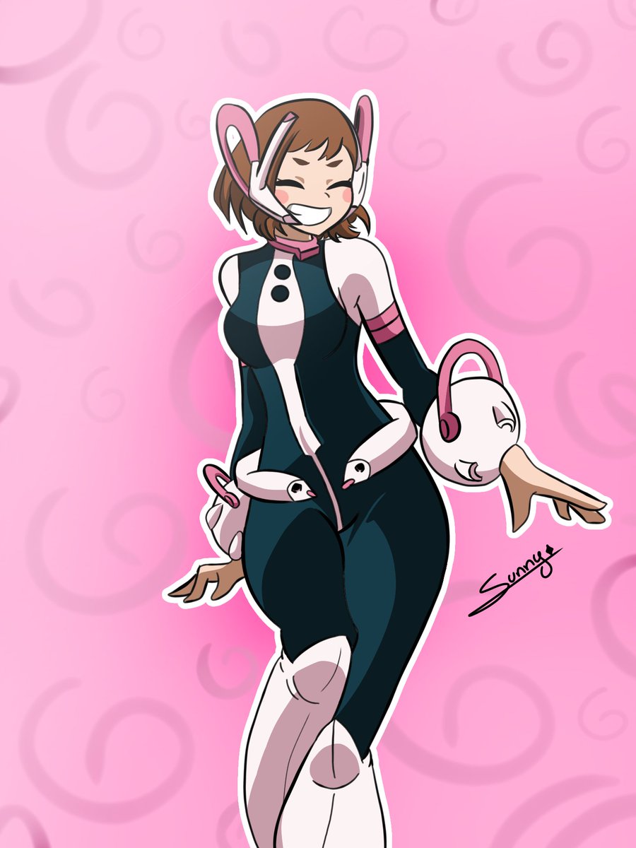 IsNotSunny's tweet image. Uravity 🩷

#BNHA #MyHeroAcademia #OchakoUraraka #uraraka #fanart