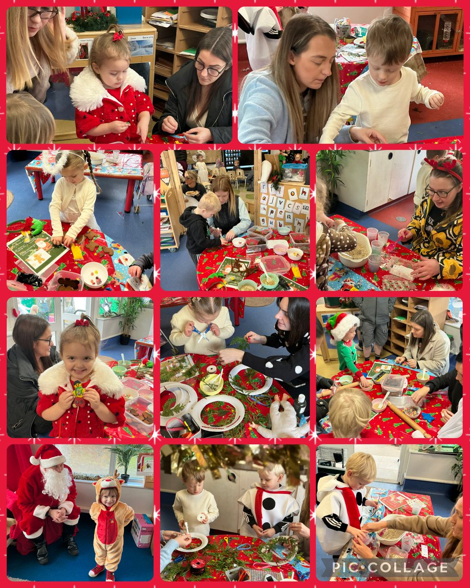 mrsnrogers95's tweet photo. @garntegprimary @MissRSaunders95 @missfparry95 Heddiw, yn y feithrin we had an amazing time with our parents for our stay and play sessions. We made wreaths, reindeer food, gingerbread men. We even had a special visitor too. We love sharing our skills with others! https://t.co/W3SHRSh59i