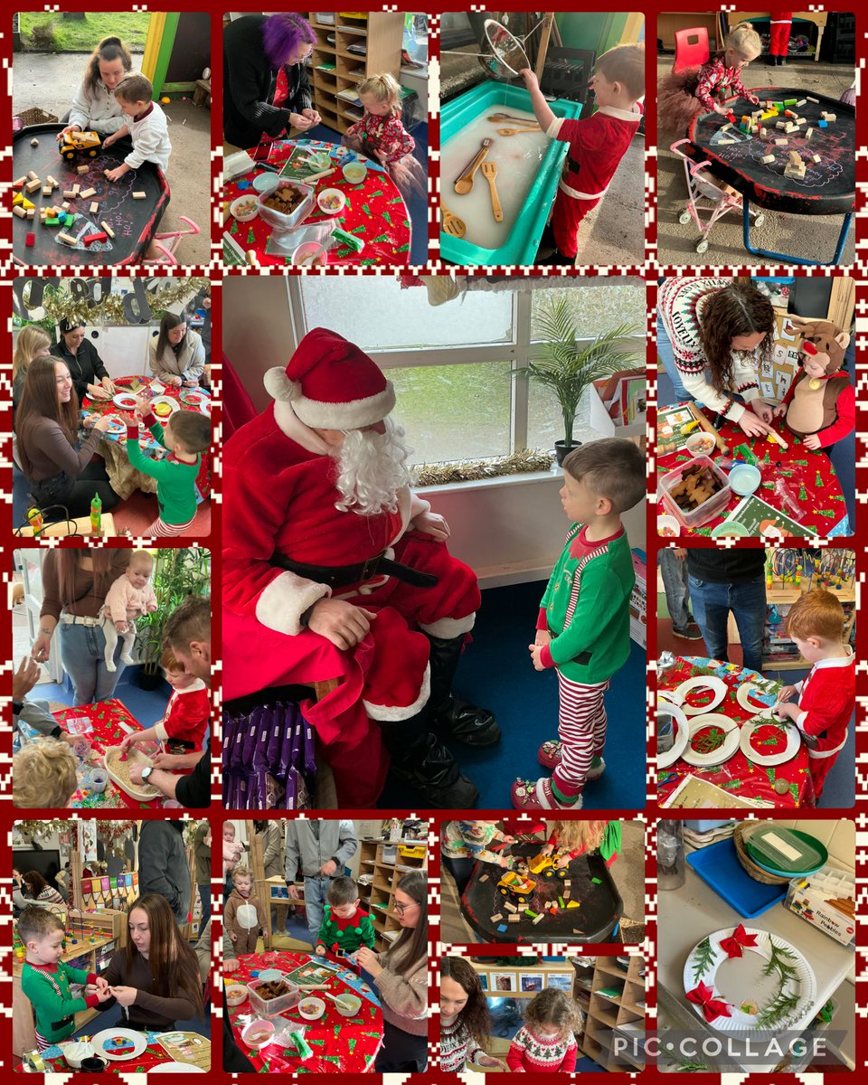 mrsnrogers95's tweet photo. @garntegprimary @MissRSaunders95 @missfparry95 Heddiw, yn y feithrin we had an amazing time with our parents for our stay and play sessions. We made wreaths, reindeer food, gingerbread men. We even had a special visitor too. We love sharing our skills with others! https://t.co/W3SHRSh59i