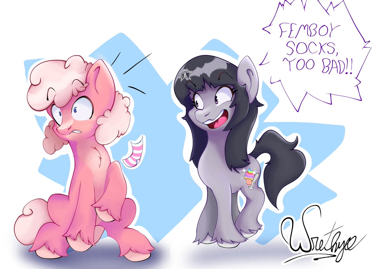 Wrethyo's tweet photo. Funny...

#mlp #oc #fy #art #femboy https://t.co/eg87WSxEAN