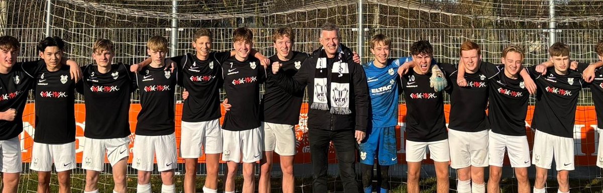 VEP JO17-2 speelt zich veilig, en ontvangt trainingsshirts van nieuwe sponsor dlvr.it/TPrsMh