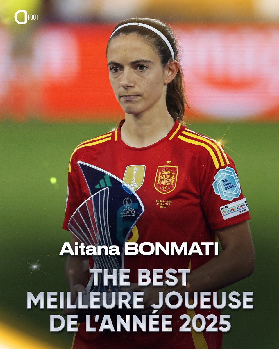 ActuFoot_'s tweet image. 🚨 OFFICIEL ! 𝗔𝗜𝗧𝗔𝗡𝗔 𝗕𝗢𝗡𝗠𝗔𝗧𝗜 🇪🇸 𝗥𝗘𝗠𝗣𝗢𝗥𝗧𝗘 𝗟𝗘 𝗧𝗥𝗢𝗣𝗛𝗘́𝗘 𝗗𝗘 𝗟𝗔 𝗠𝗘𝗜𝗟𝗟𝗘𝗨𝗥𝗘 𝗝𝗢𝗨𝗘𝗨𝗦𝗘 𝗙𝗜𝗙𝗔 𝗔𝗨𝗫 𝗧𝗥𝗢𝗣𝗛𝗘́𝗘𝗦 𝗧𝗛𝗘 𝗕𝗘𝗦𝗧 ! 🌟 #TheBest

Comme l’année dernière, elle rafle tout : Ballon d’Or et trophée The Best. 👏