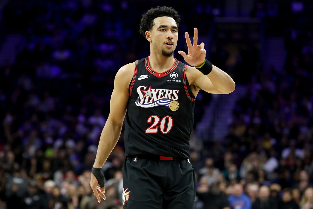 JakeChipper's tweet image. Jared McCain seems like the most likely player the Sixers would trade in a significant move this year

I'm not giving up on McCain by any means. Coming off major injury, a slow start was expected

But he's struggled to find his place offensively and Nurse doesn't fully trust him