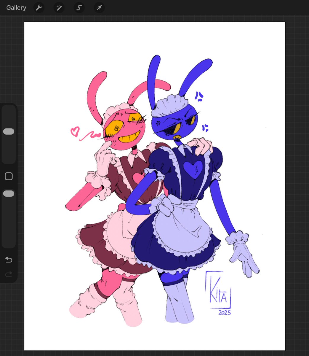 Bunnies &amp; dresses 🩷💜

#jaxTADC #eviljax #TADC #jaxcest