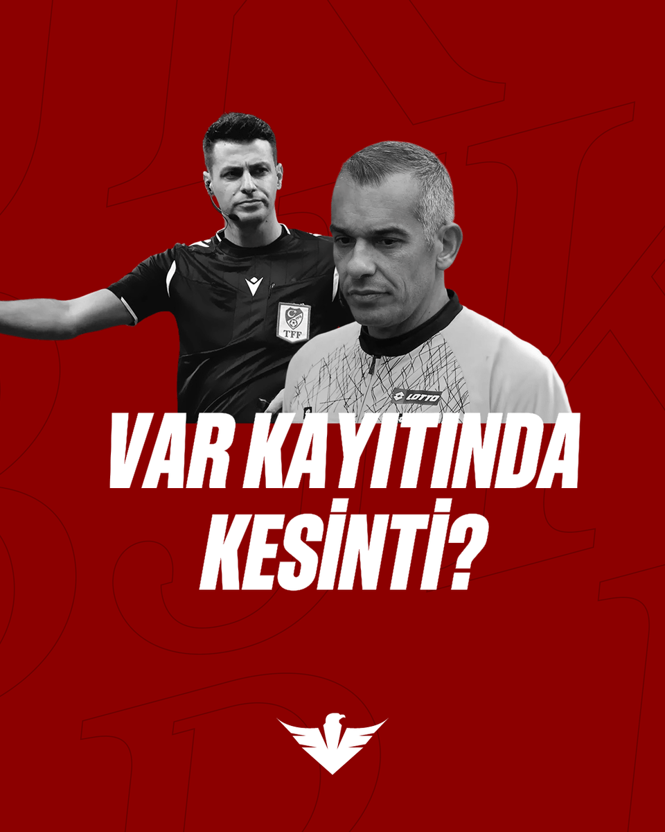 HaberKartali's tweet photo. 📼 Trabzonspor - Beşiktaş maçında El Bilal Toure'nin gördüğü kırmızı kartın VAR konuşmaları açıklandı.

‼️ Fakat kayıtta bazı "kesintiler" olabilir:

VAR hakemi Alper Çetin, Ali Şansalan'a "Ali hocam potansiyel kırmızı kart için sana sahada inceleme öneriyorum." diyor.

Ali Şansalan VAR ekranına doğru giderken, etrafındaki futbolculara: "Basma varmış tendona onun için." diyor.

❗️ Fakat kayıtta VAR tarafından Ali Şansalan'a böyle bir "tendon" bilgisi verildiği görülmüyor.

Ali Şansalan, VAR ekranına geliyor. Yavaşlatılmış görüntüyle Toure'nin Ozan'a yaptığı müdahaleyi izliyor.

Alper Çetin: "Bu temas anı."

Ali Şansalan: "Evet."

Ali Şansalan daha sonra Alper Çetin'e "Normal hızda oynat bana. Normal hızda oynat, yoğunluğu görmek istiyorum." diyor.

Alper Çetin, operatöre: "Normal hızda oynatır mısın?" diyor.

❗️ Ekrana belirgin bir FPS kaybının olduğu normal hızda görüntü veriliyor.

Ali Şansalan "Tamam bir daha oynat." diyor. Görüntüyü 1 kez daha izleyerek sahaya dönüyor.

❗️ Kayıtta başka bir diyalog yer almıyor. VAR kayıtlarından bilinen "Hakemin kararını VAR'a bildirme" anını görmüyoruz.

Ali Şansalan sahaya dönerek Toure'ye kırmızı kart gösteriyor.