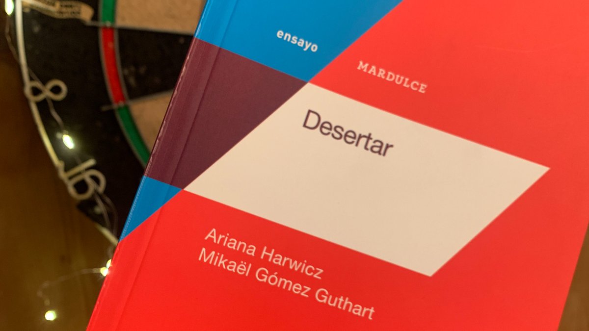 latundrarevista's tweet photo. NEW ARRIVAL 📌 𝑫𝒆𝒔𝒆𝒓𝒕𝒂𝒓
Ariana Harwicz @ArianaHar and Mikaël Gómez Guthart
IN SPANISH
A writer, a translator and the mysteries of #literature and #translation https://t.co/PtMwRgy1w0 #translations #spanishinuk #BooksMakeGreatGifts https://t.co/VDpTtbc6Ji