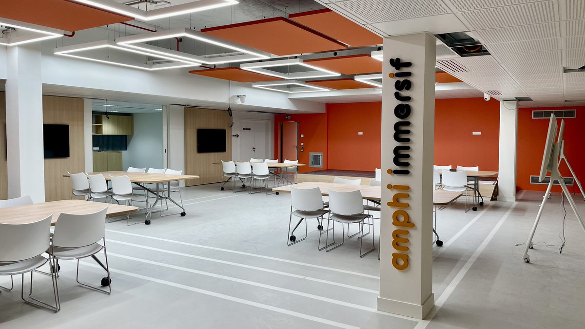 #Éducation 🎓 | Campus Numeria : un futur lieu d’apprentissage au cœur du Futuroscope 🚀 

👀 Visite de chantier de l’école du futur dans le pavillon historique du Parc du Futuroscope qui ouvrira ses portes au printemps 2026 

Un lieu innovant de médiation et de formation