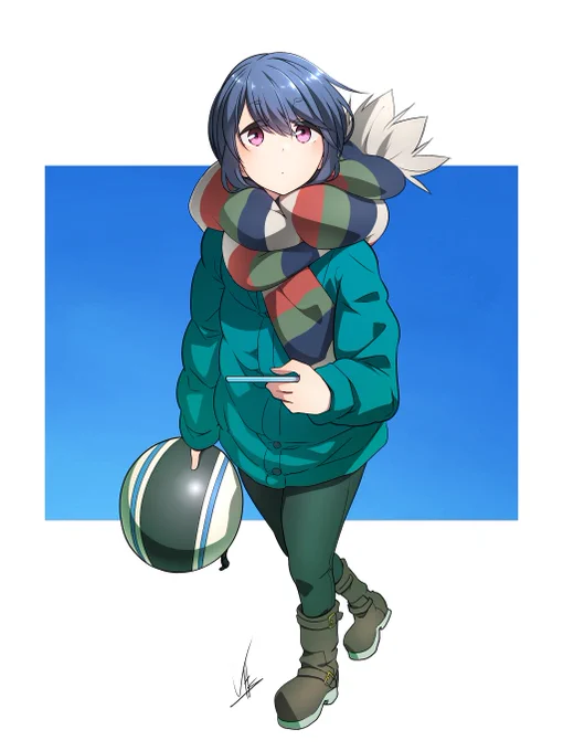 おやすみ〜 #おやすみ過去絵 #ゆるキャン