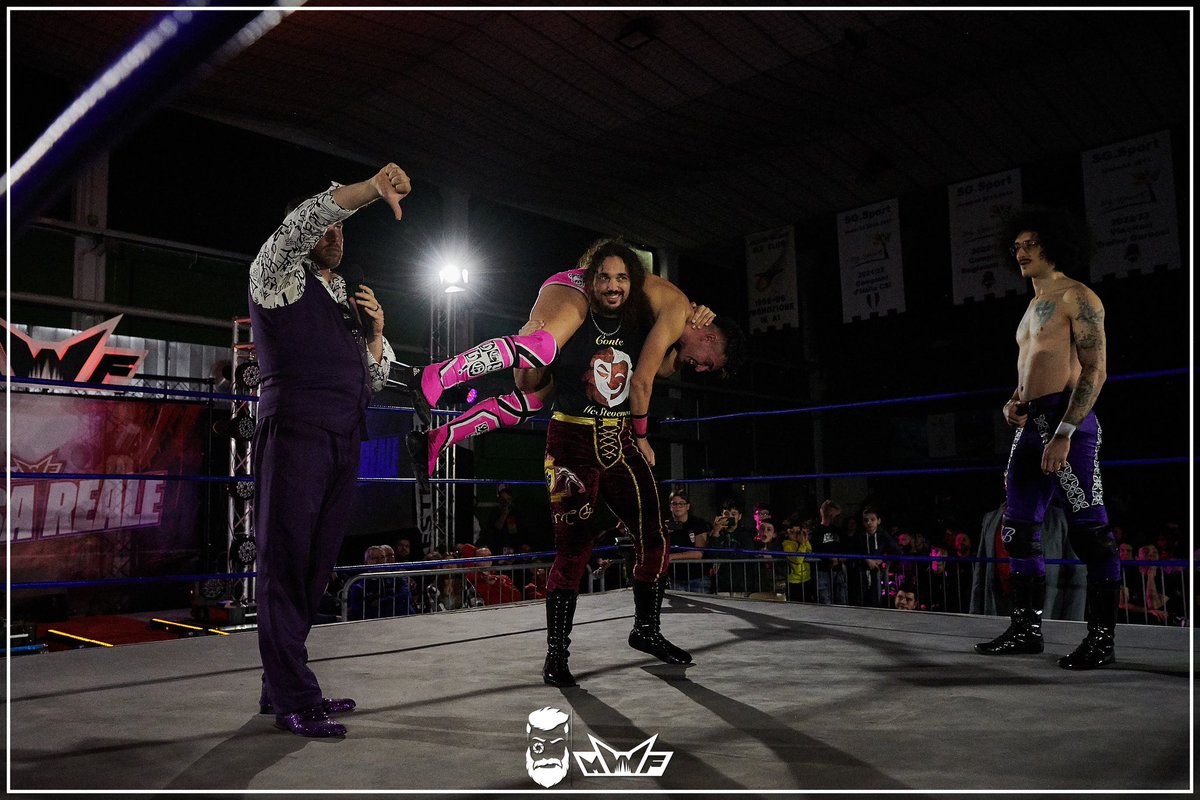 conte_pw's tweet photo. È questo il vostro "𝐄𝐑𝐎𝐄"? 💀🎭

📍Show: @milanowrestling 
📸 Ph.: @giuseppe_cuozzo_ph 

#milanowrestling #rissareale #wrestling #contemcstevenson https://t.co/7LSFBjVTIC