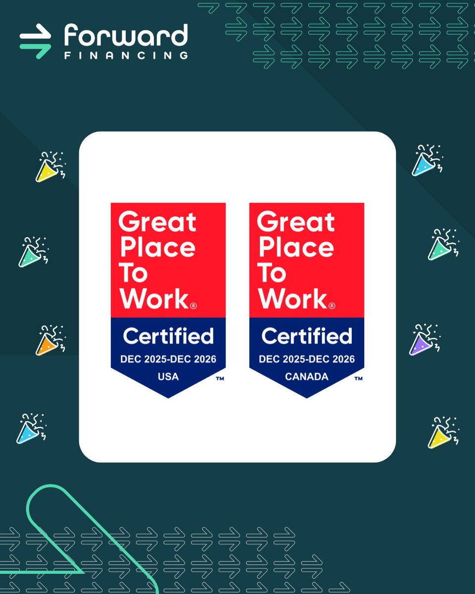 It’s official: Forward is a Great Place To Work! 🏆

We’ve earned certification in the US and (new this year!) Canada. A huge thank you to our passionate team members everywhere who make our culture supportive and empowering.

Learn more: hubs.ly/Q03YlPW50
