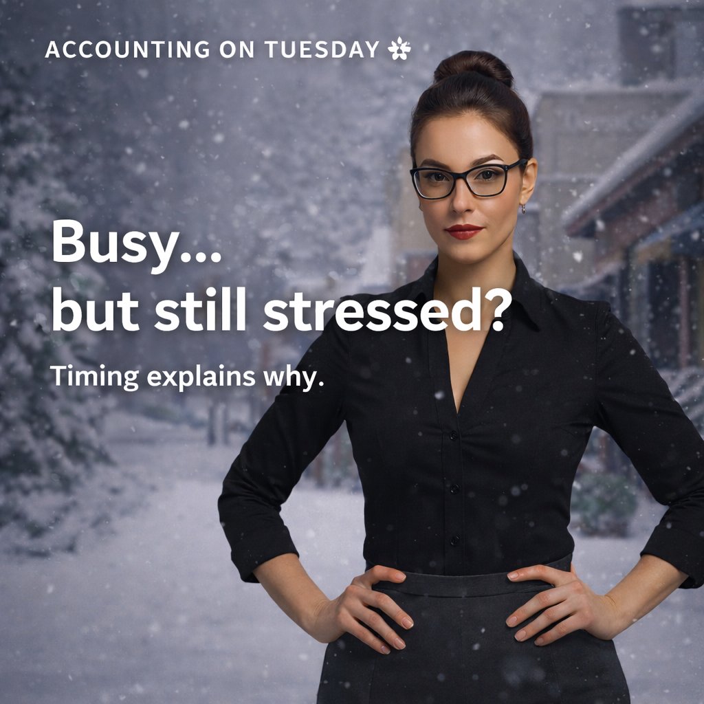 talk2cc's tweet image. Accounting on Tuesday w/ CAS-i 💡
Boutique Q: “Why do busy months still feel stressful?”
A: When inventory purchases outpace cash inflow, growth feels heavy. 
Sales volume ≠ financial clarity. Timing matters. &amp;gt; na2.hubs.ly/H02Clry0
#accountingontuesday #completecontroller