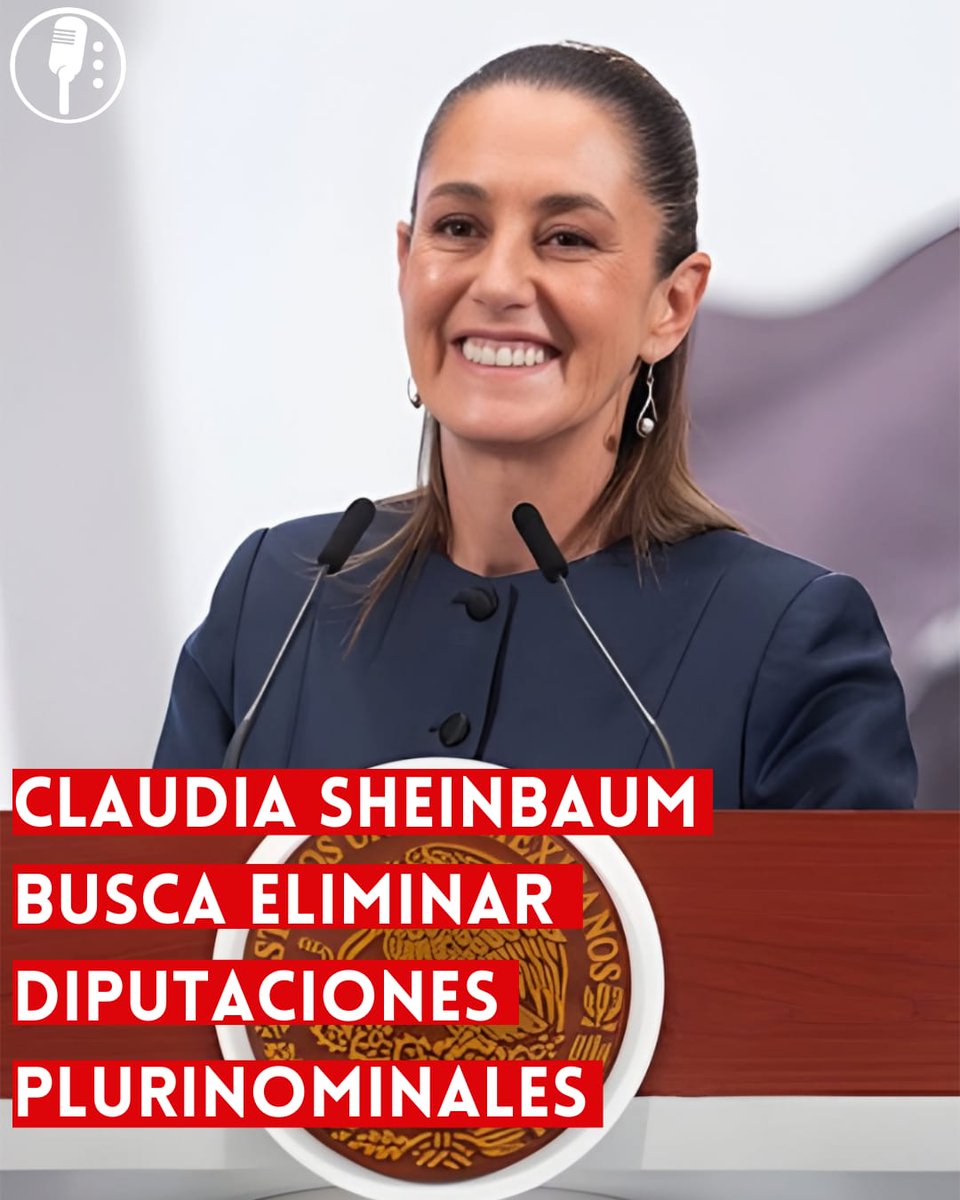 #MañaneraDelPueblo 
🚨Todo el respaldo a la iniciativa de nuestra presidenta <a href="/Claudiashein/">Claudia Sheinbaum Pardo</a> para eliminar a los #plurinominales y revisar el financiamiento a los partidos, para que la representación política surja del voto del pueblo y no de las cúpulas.

Se acabó el Congreso como
