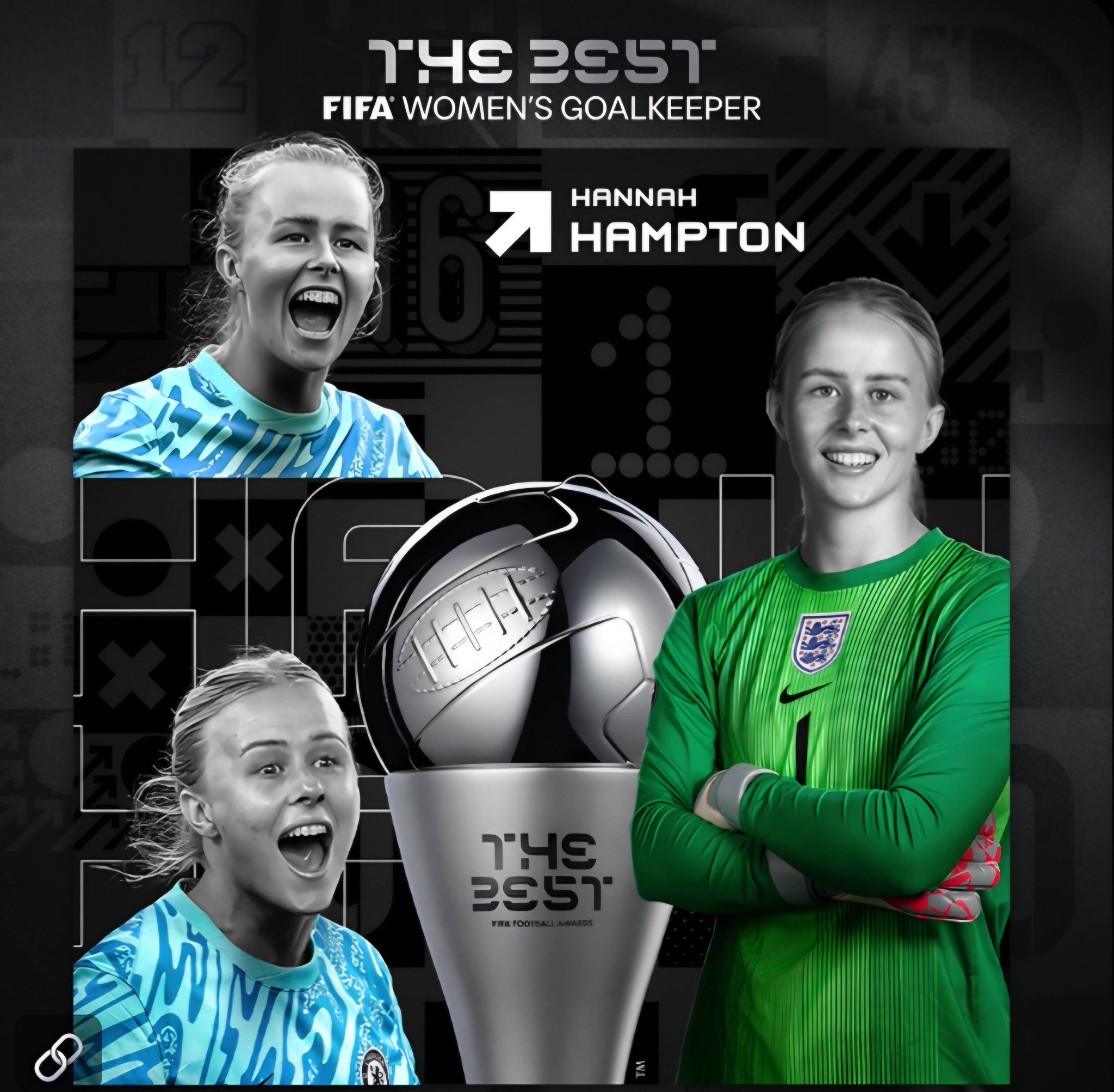 جوائز الأفضل.. هانا هامبتون أفضل حارسة مرمى في 2025 