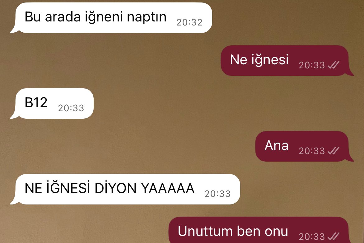 Güncel B12 seviyem 🤦🏼‍♀️