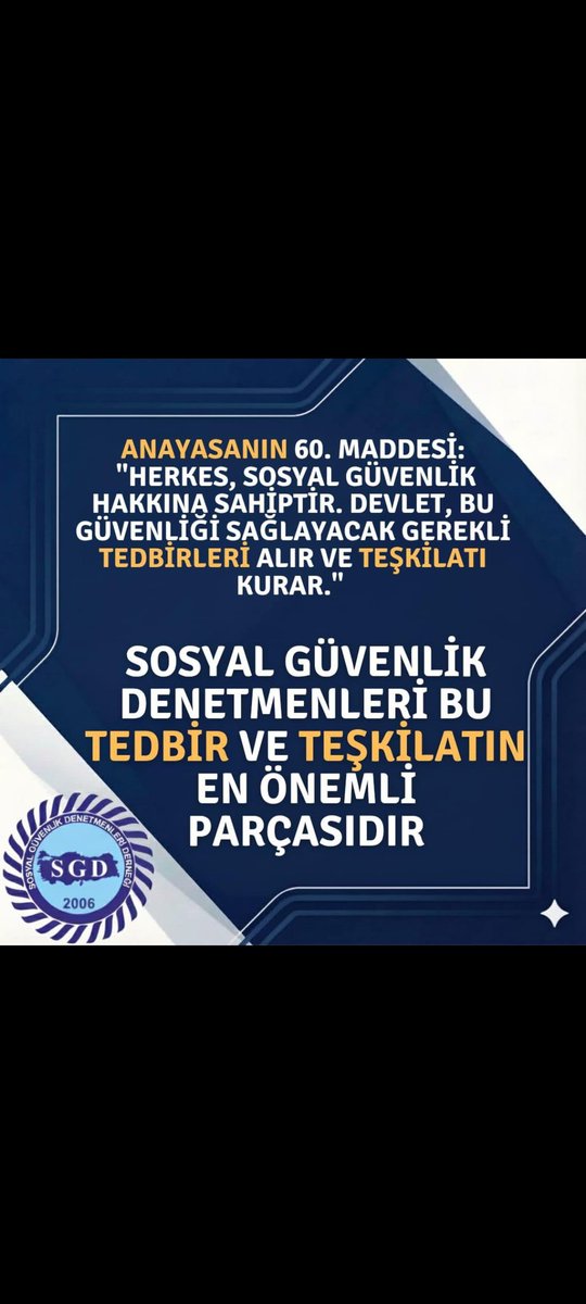 dionysosgk's tweet photo. Sosyal Güvenlik Denetmenliği, güçlü ve sürdürülebilir özlük hakları olduğu sürece sahadaki etkinliğini koruyacaktır. 
#SGKDenetmenleri https://t.co/knEGlnAjSB