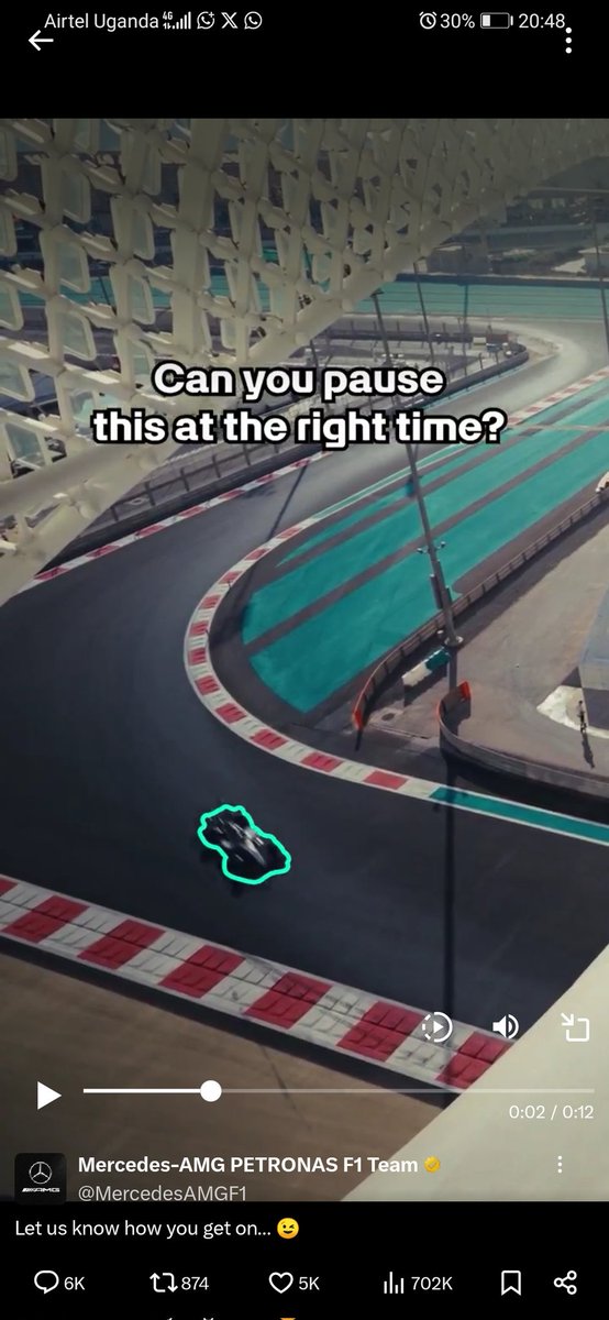 lamet07's tweet photo. @MercedesAMGF1 On my first try @MercedesAMGF1 https://t.co/dA9o7x4NQX