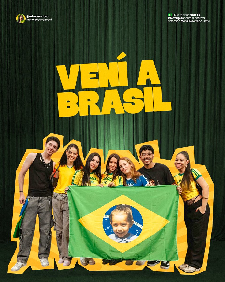 mariabecerrabra's tweet photo. MARIA BECERRA, O BRASIL TE CHAMA! 🇧🇷
Isso aqui não é só um pedido… é um movimento com amor, dedicação e orgulho brasileiro! 💚💛 entregamos presentes cheios de significado e registramos momentos inesquecíveis ao lado de fãs que carregam ela no coração. Venha logo ao Brasil! https://t.co/qy816ySUf7