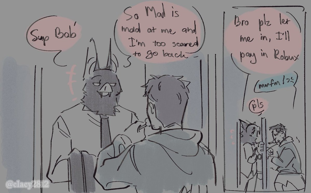 ClacyYe's tweet image. Sleep over! #mechabat #dispatch #sonar