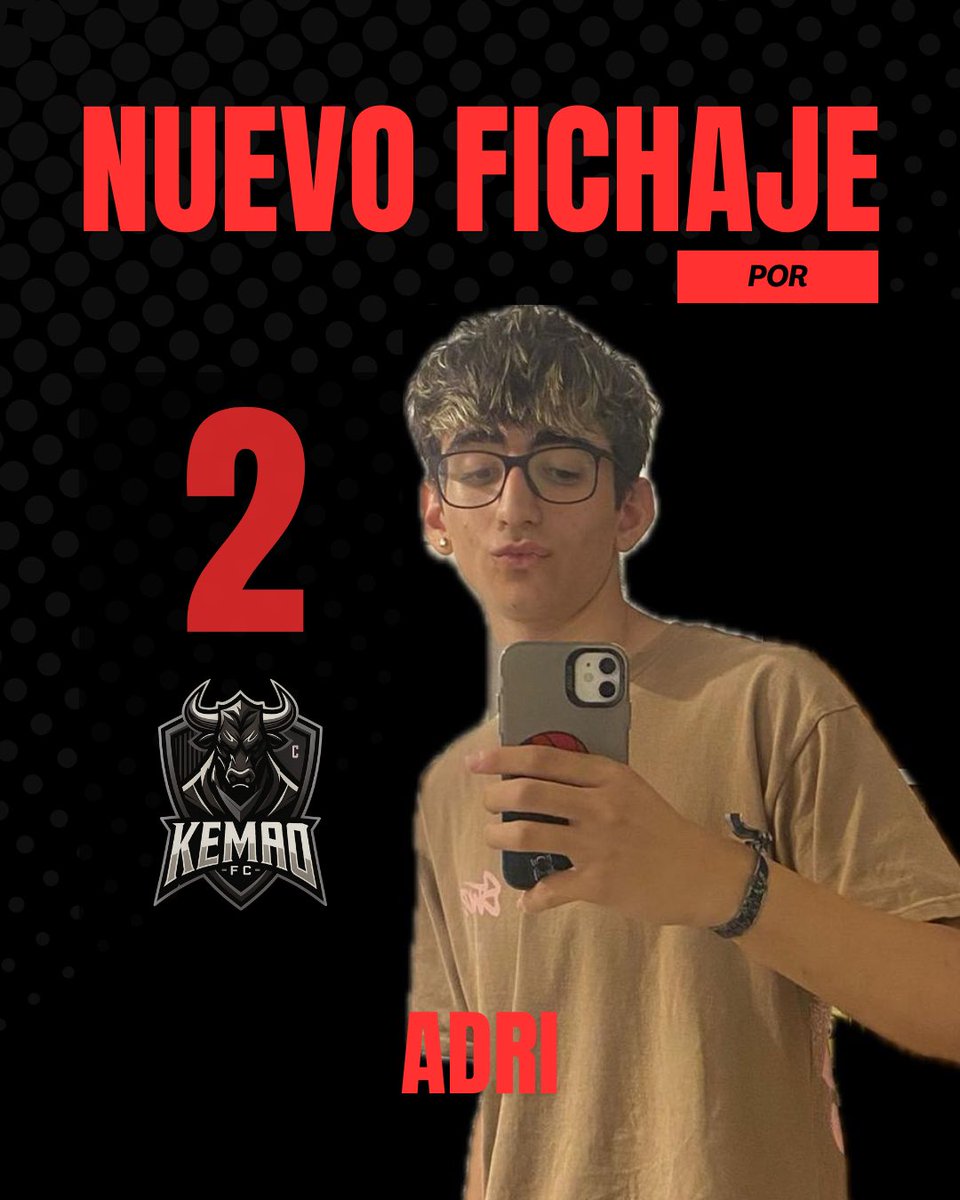 5to FICHAJE DEL EQUIPO

Llega a defender la portería del kemao él baila quinceañeras, el que sigue de ejemplo al Adri Pérez para ser folleti

Bienvenido  <a href="/adrielmejor45/">adri</a> 

#NewEra #WeAreKemao 

🖤♥️