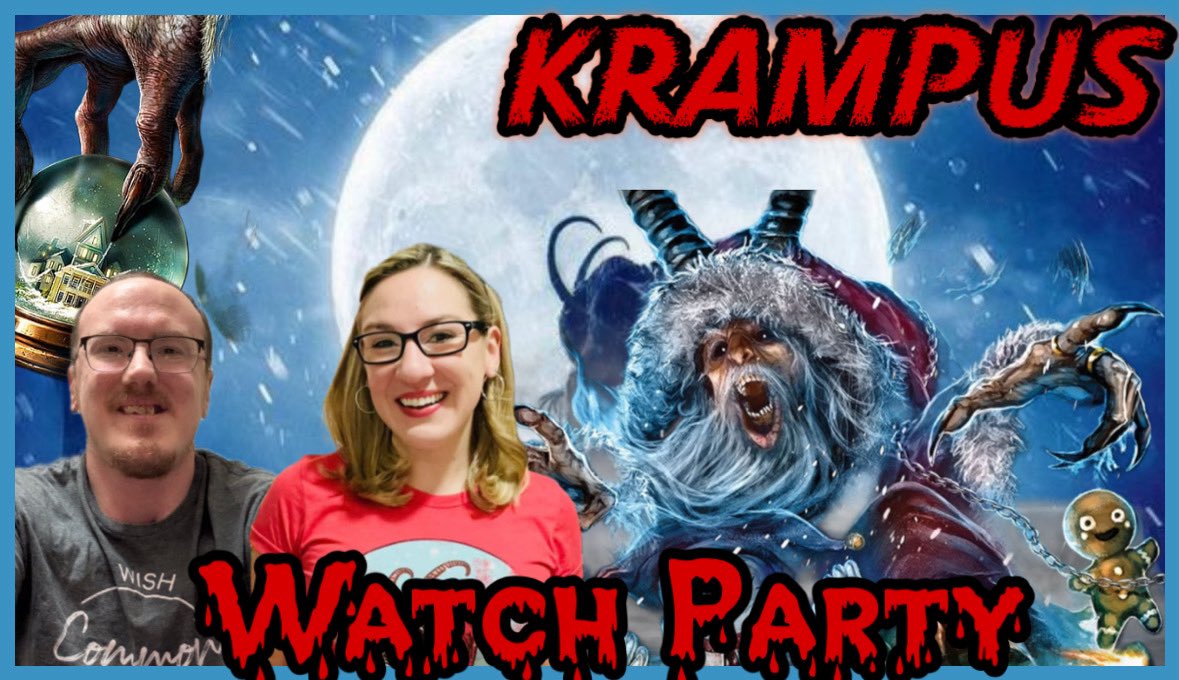 youtube.com/live/WOVaZWCgC… Join Me And Special Guest Lauren From Analysing Horror With Lauren As We Do a Watch Party Of Krampus From 2015 Today At 5pm MT 6pm CST 7pm MT <a href="/analysinghorror/">Lauren of the Dead ❤️‍🔥☠️</a>