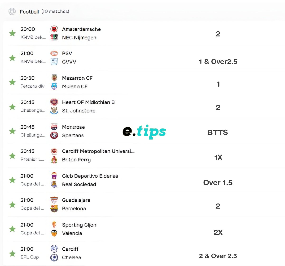 Etips_1's tweet photo. This weekday football values are CRAZY.
I just dropped my full 10-game analysis sheet, and honestly…
3 games stand out more than the rest.

Guess which 3 👇
I’ll reply same minute if you get one right.
#bettingcommunity #etips #Predictions https://t.co/cohjDZ45HB