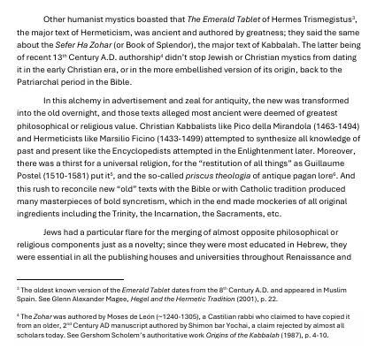 coltraine14n88's tweet image. Some previews from our inaugural article to be published at: ecclesiacontrasynagoga.substack.com

We examine a continuity in German Christianity that centers the so-called "Christian" Kabbalah from the Renaissance onward into the Romantic era. In the future, we want to do similar case…