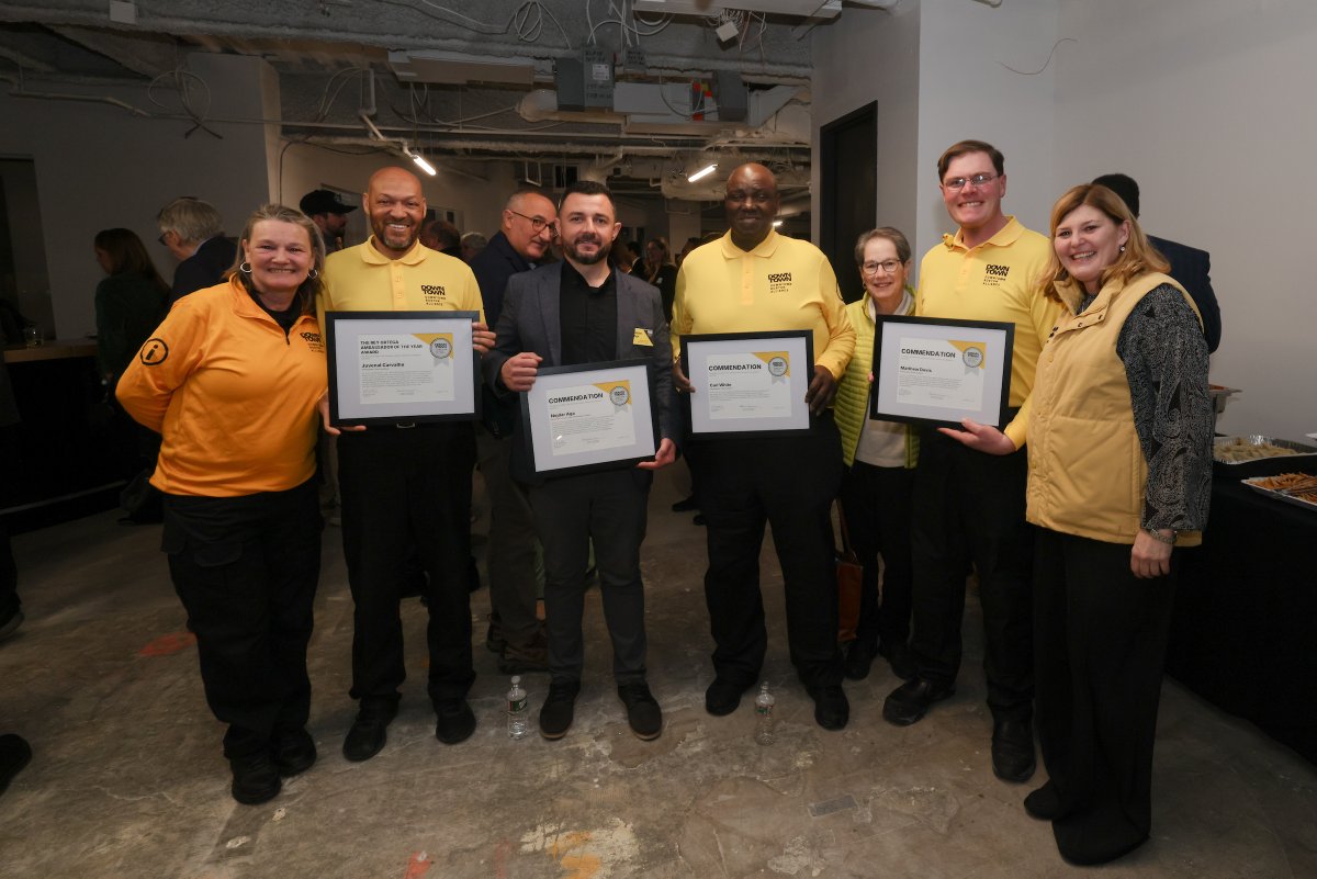 dtownboston's tweet image. Thank you for celebrating 15 years of serving the Downtown community! 🎉 Mayor Wu shared exciting plans for office-to-residential conversions and SPACE grants driving innovation. Here’s to a vibrant future for Downtown Boston!💫 #DowntownBoston #15Years #Placemaking