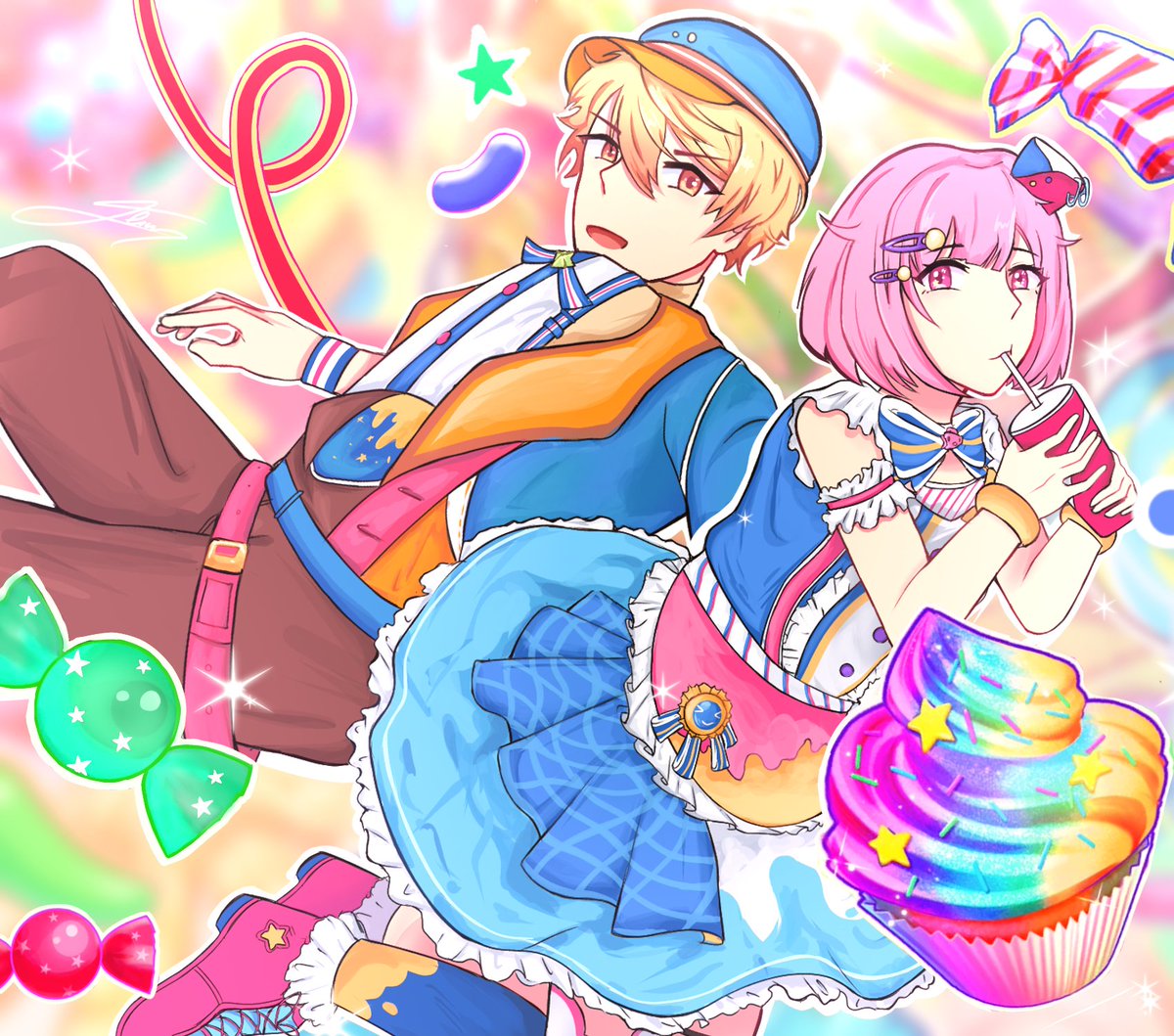 えむ様 Day 1 (a bit late): Sweets 🍬🍭 #EmukasaWeek2025 // #司えむ週2025