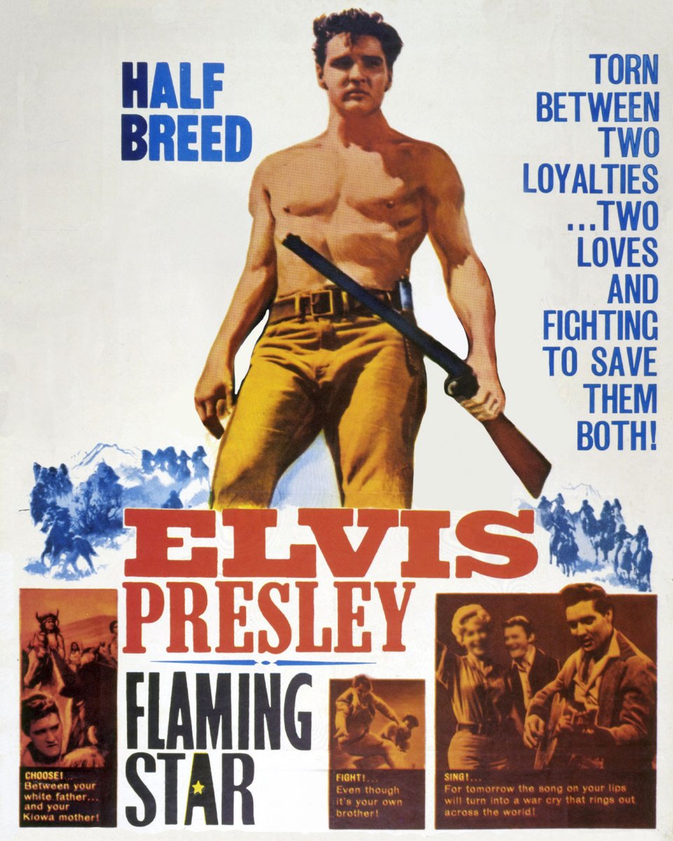 On this day in 1960, the film “Flaming Star” premiered in New York City! 🎬

#ElvisPresley #Icon #Movie #Acting #FlamingStar #Star