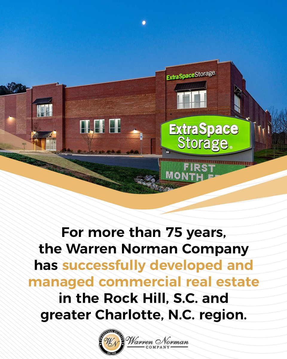 For more than 75 years, the Warren Norman Company has successfully developed and managed commercial real estate in the Rock Hill, S.C., and greater Charlotte, N.C., region. Our work is guided by a focus on creating lasting value for the communities and businesses around us.