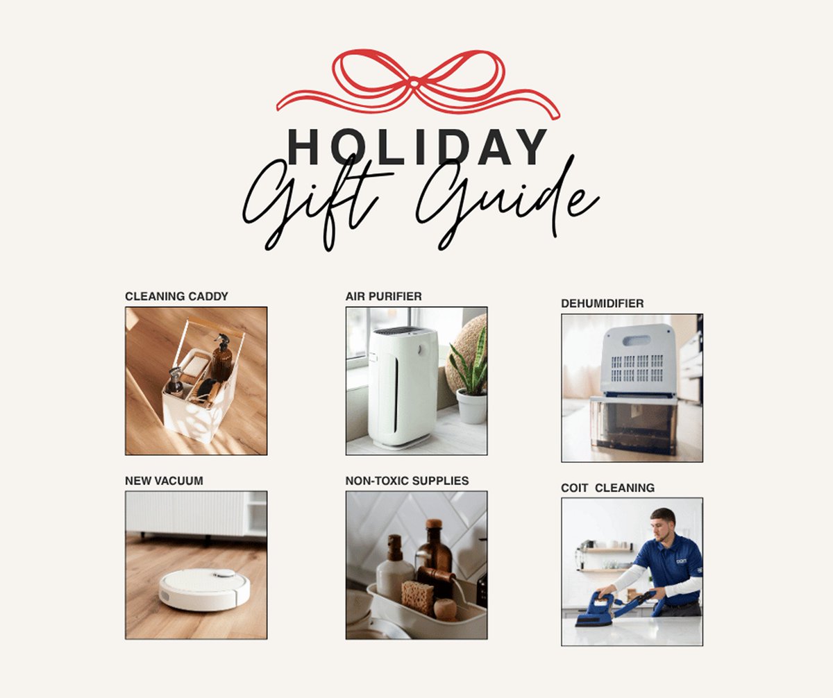 CoitCleveland's tweet photo. "🎁A clean home is the perfect gift this holiday season. Show someone you really care by booking them a professional COIT cleaning.#giftguide #christmas #gift" https://t.co/X5WuiCJ5EX