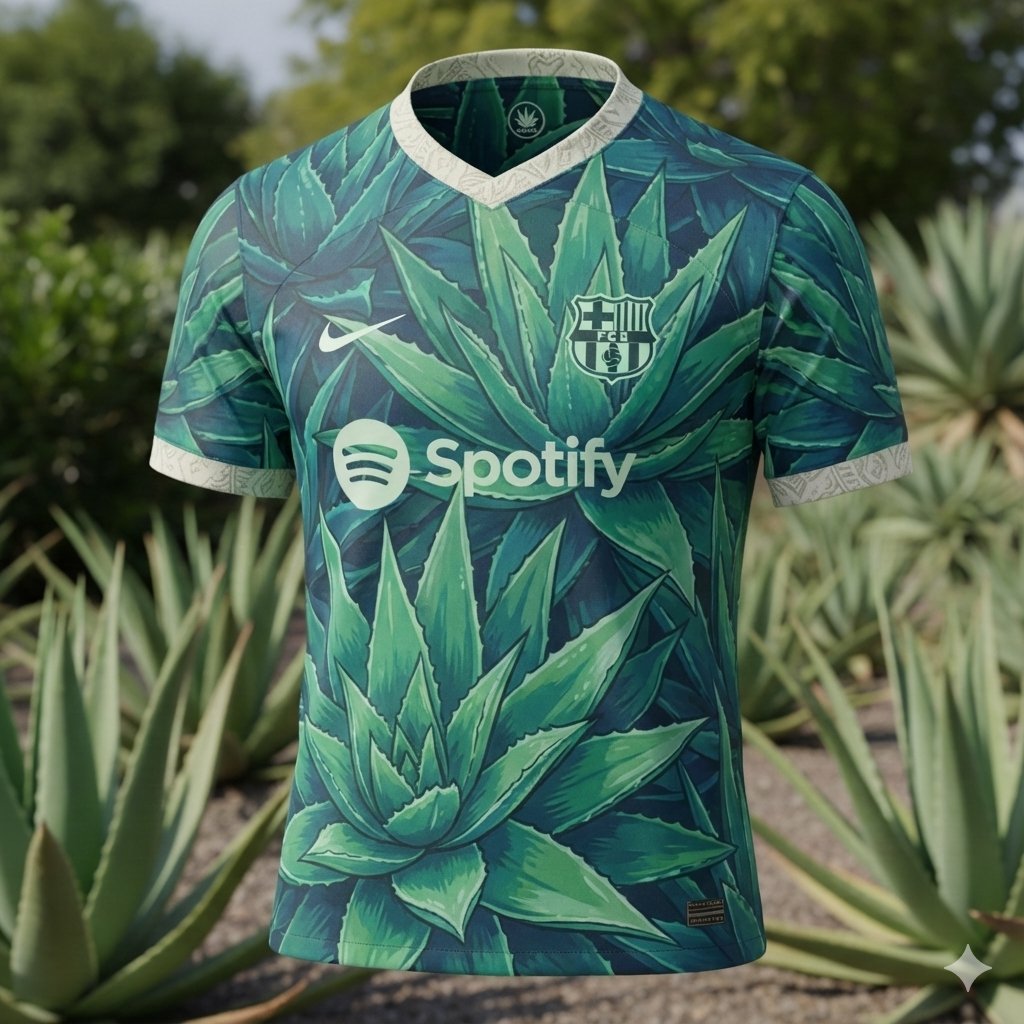 FC Barcelona's rumoured home kit for next season 🪴

The €60,000 should be worth it somewhere 🤷‍♂️