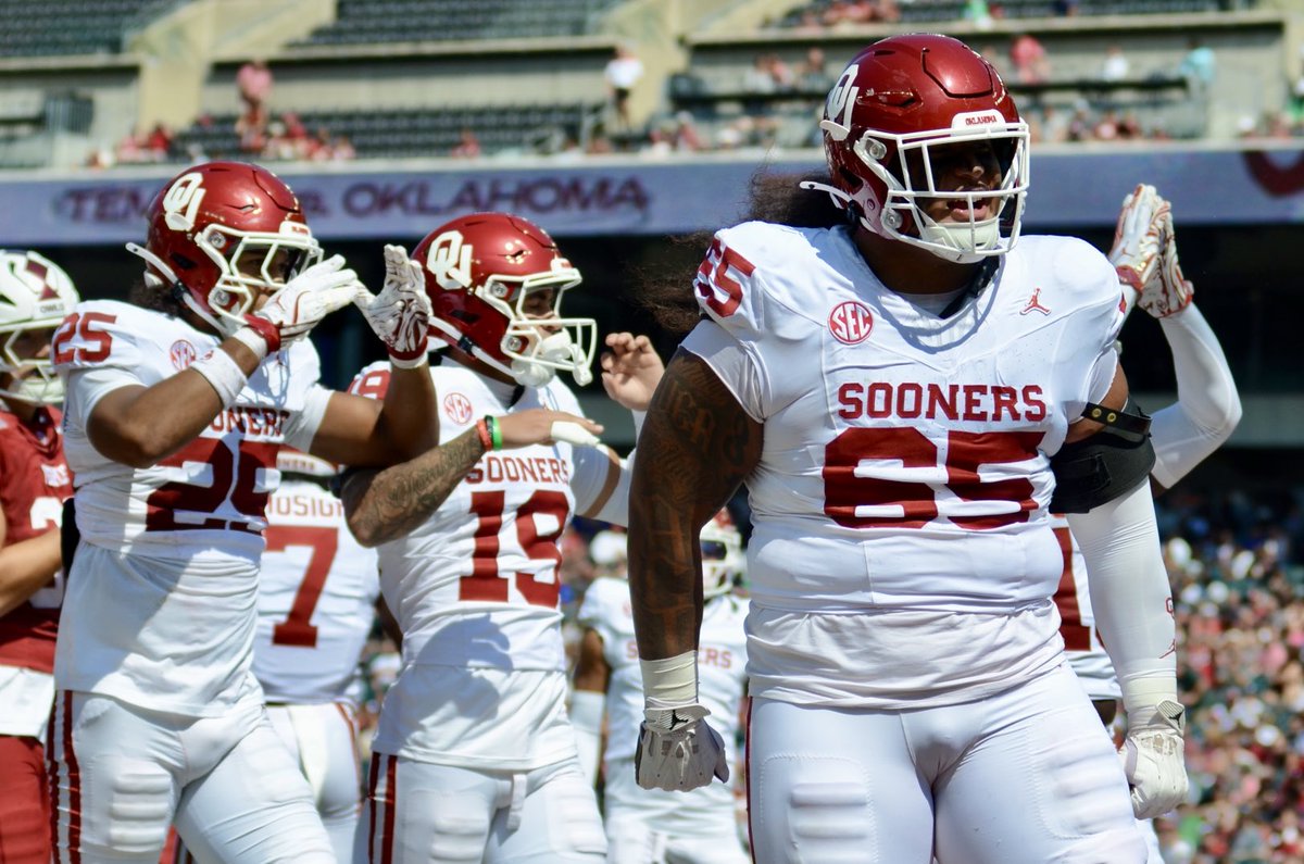 CarsonDField's tweet photo. Jayden Jackson is nearing full health at the right time.

After the #Sooners DL played just 44 combined snaps in the final three regular-season games, he’s ready to be impactful in the CFP.

STORY @SoonersOnSI: https://t.co/lErxDaFjDG https://t.co/ghqkR0j1cj