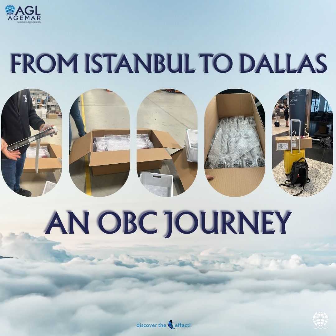 Time-critical shipments that needed to fly from Istanbul to Dallas were delivered to the consignee on time through our OBC (On-Board Courier) service.
For more information about our OBC, time-critical, and other services, please contact:
📩sales@agl-agemar.com
