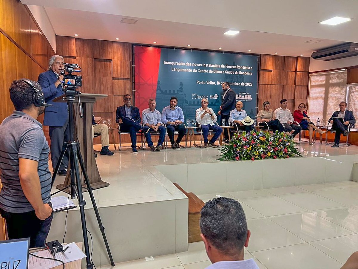 Após 16 anos desde o lançamento da ideia inicial, Rondônia vive um momento histórico com a inauguração do Centro de Saúde e Clima da Fiocruz Rondônia e de novas instalações que elevam o estado a um novo patamar de pesquisa científica na Amazônia.  senadorconfucio.com.br/confucio-desta…