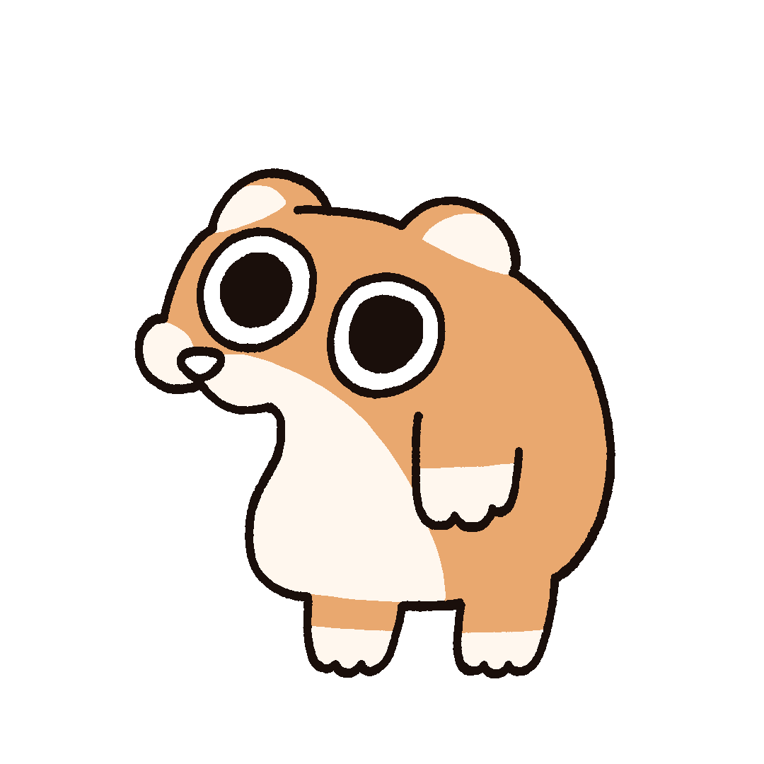 GNOM! Trying to finalize the illustrated version of Nomnom! 🐹
$nomnom