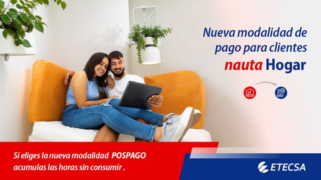 🔊 Hoy se anuncia nueva modalidad de pago para los servicios #nauta Hogar 🛜🏘️. Elige si deseas mantener la forma de pago actual, o consumir primero y pagar después (pospago), alternativa que permitirá acumular las horas no disfrutadas de tu plan. 
ℹ️: etecsa.cu/es/noticias/nu…