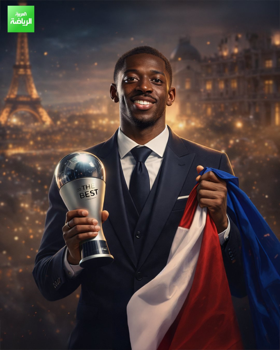 عثمان ديمبلي يصبح أول لاعب فرنسي يتوج بجائزة "ذا بيست" 