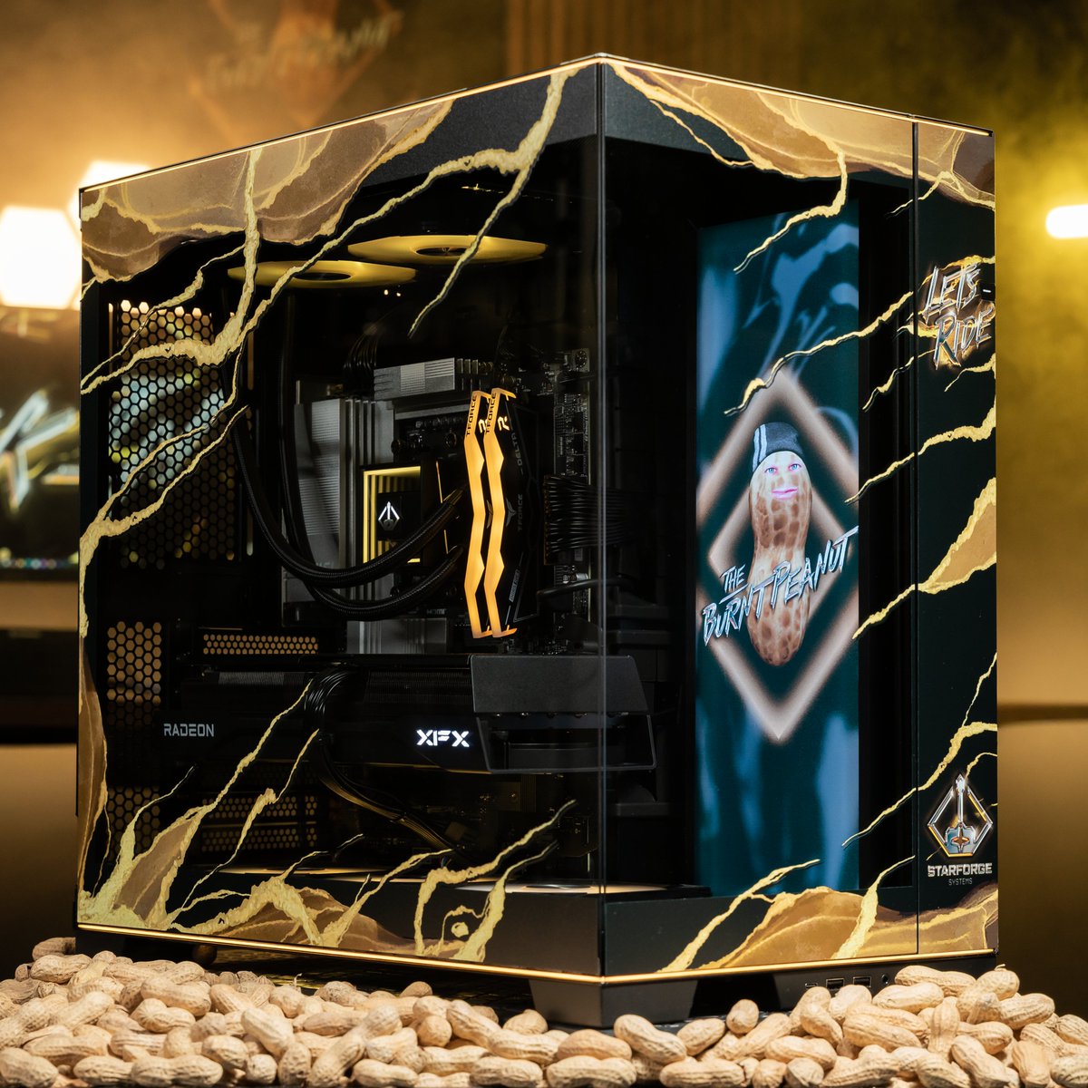 StarforgePCs's tweet image. We call this one... The Bungulator.

Can we get a HOORAY 🎉 for the Starforge X @theburntpeanut collection?

OUT NOW!